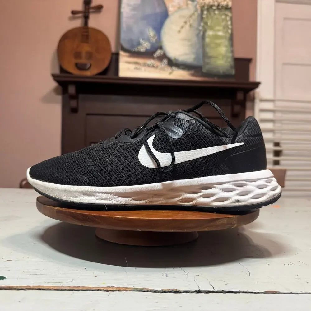 Nike Revolution 6 Next Nature Mens Size 13 Black Sneaker Shoes DD8475-003
